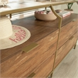 Sauder International Lux 4-Drawers Dresser Sindoori Mango