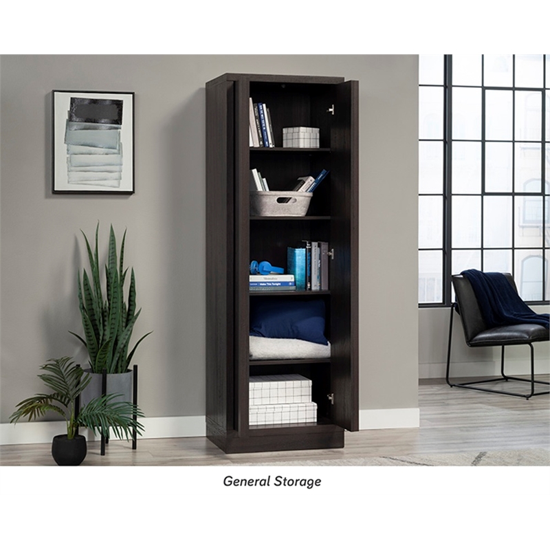 Sauder Merton Hall Storage Engineered Wood Cabinet in Dakota Oak