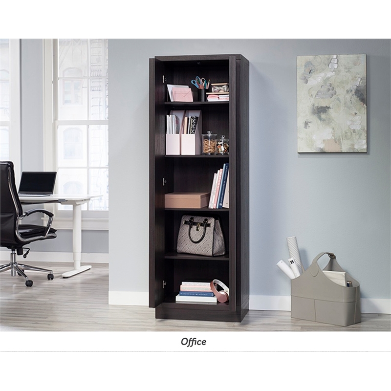 Sauder Merton Hall Storage Engineered Wood Cabinet in Dakota Oak