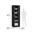 Sauder Merton Hall Storage Engineered Wood Cabinet in Dakota Oak