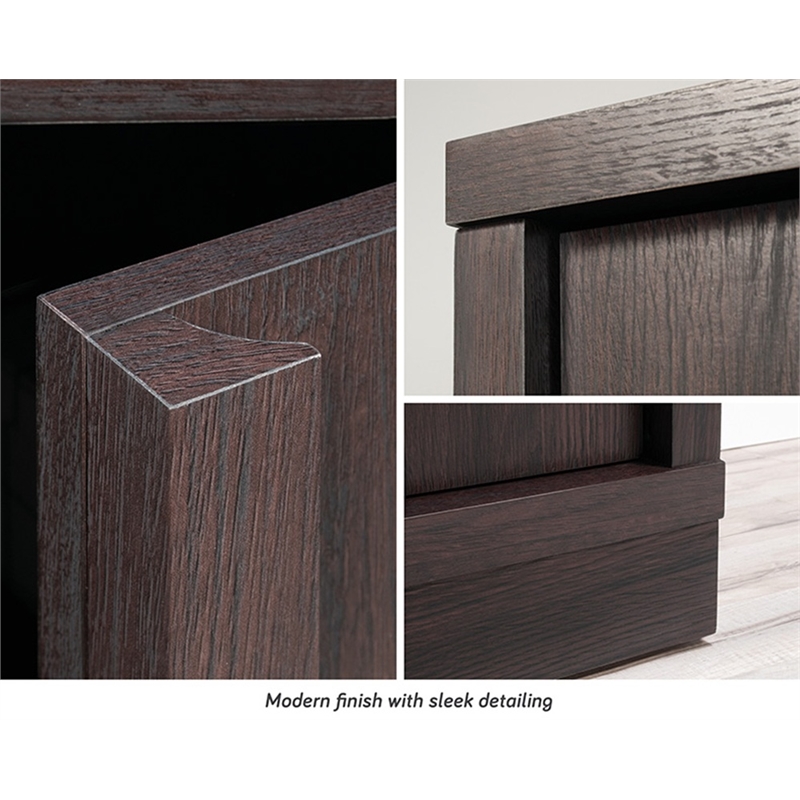 Sauder Merton Hall Storage Engineered Wood Cabinet in Dakota Oak