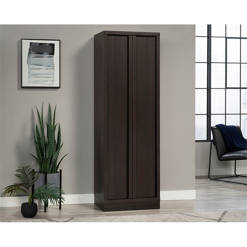 Sauder Merton Hall Storage Engineered Wood Cabinet in Dakota Oak