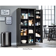 Sauder HomePlus Storage Engineered Wood Cabinet in Raven Oak