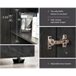 Sauder HomePlus Storage Engineered Wood Cabinet in Raven Oak