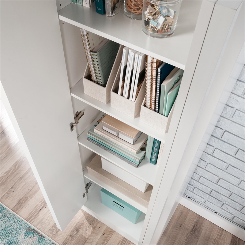 Sauder Merton Hall Storage Cabinet White finish