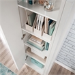 Sauder Merton Hall Storage Cabinet White finish