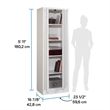Sauder Merton Hall Storage Cabinet White finish