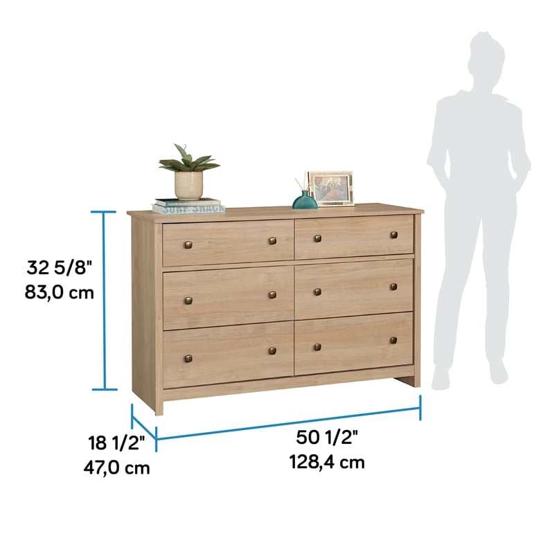 Sauder River Ranch Dresser Harvest Walnut finish
