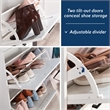 Sauder HomePlus Storage Shoe Cabinet White finish