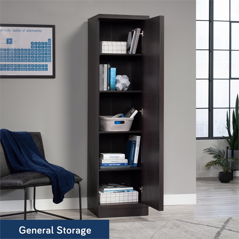 Sauder Merton Hall Storage Cabinet Dakota Oak finish