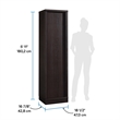 Sauder Merton Hall Storage Cabinet Dakota Oak finish