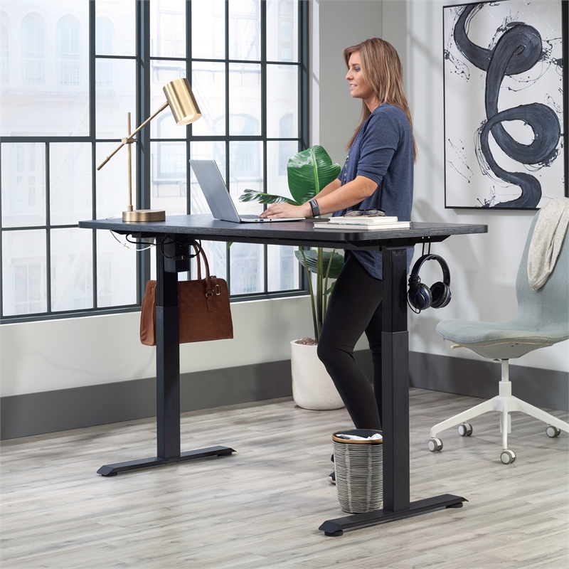 Sauder Miscellaneous Office Commercial Office Desk Black finish