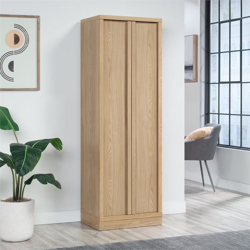 Sauder Merton Hall Storage Cabinet Harmony Ash finish