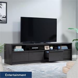 Sauder Harvey Park Credenza Raven Oak Finish