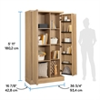 Sauder Merton Hall Storage Cabinet Harmony Ash Finish