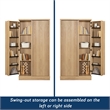 Sauder Merton Hall Storage Cabinet Harmony Ash Finish