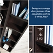Sauder Merton Hall Storage Cabinet Dakota Oak Finish