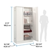 Sauder Merton Hall Storage Cabinet White Finish