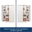Sauder Merton Hall Storage Cabinet White Finish