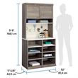 Sauder Craft Pro Series Storage Bundle Mystic Oak Finish