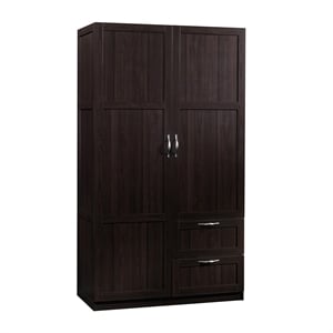 Sauder Miscellaneous Storage Storage Armoire Raven Oak Finish
