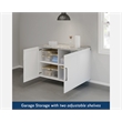 Sauder GarageCore Storage Bundle in White finish