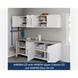 Sauder GarageCore Storage Bundle in White finish