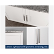 Sauder GarageCore Storage Bundle in White finish