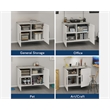Sauder GarageCore Storage Bundle in White finish