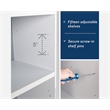 Sauder GarageCore Storage Bundle in White finish