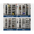 Sauder GarageCore Storage Bundle in White finish