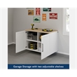 Sauder GarageCore Storage Bundle in White finish