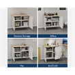 Sauder GarageCore Storage Bundle in White finish