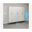 Sauder GarageCore Storage Bundle in White finish