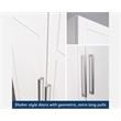 Sauder GarageCore Storage Bundle in White finish