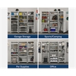 Sauder GarageCore Storage Bundle in White finish