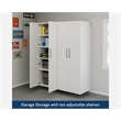 Sauder GarageCore Storage Bundle in White finish