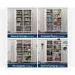 Sauder GarageCore Storage Bundle in White Finish