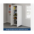 Sauder GarageCore Storage Bundle in White Finish