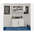 Sauder GarageCore Storage Bundle in White Finish
