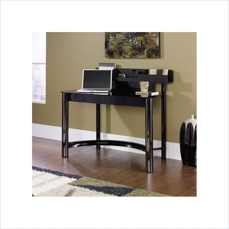 Sauder Chroma Black Computer Desk 042666104821  