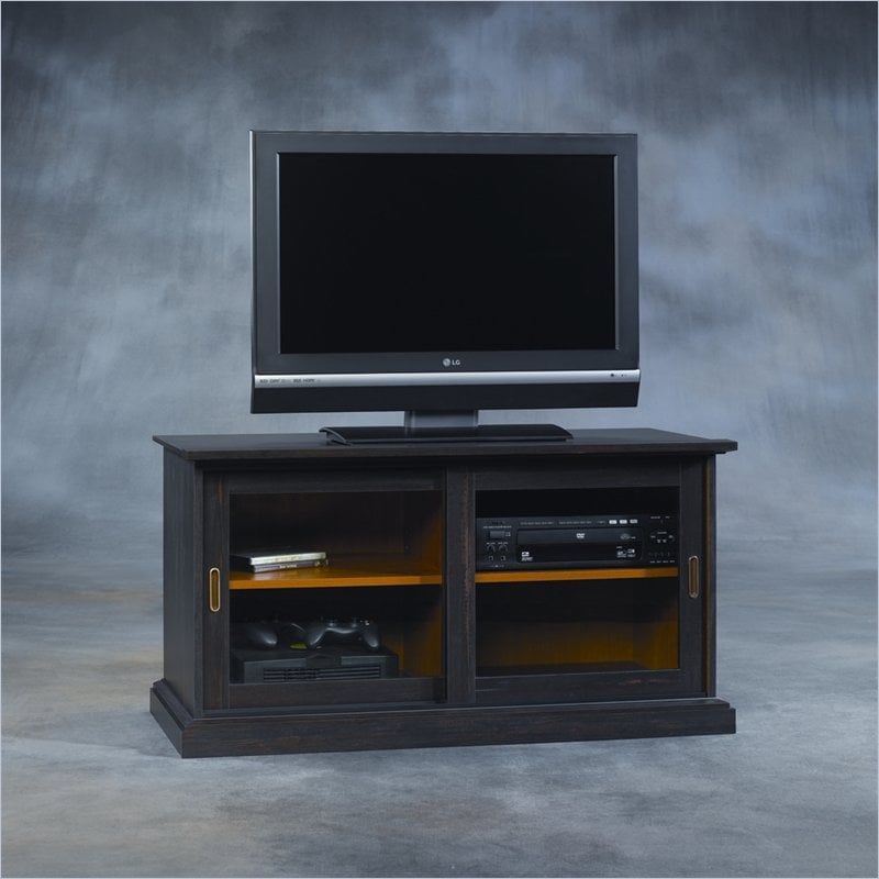 Sauder Universal Antiqued Paint Finish TV Stand  