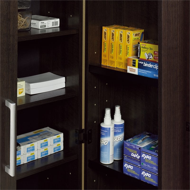 Sauder HomePlus Engineered Wood Storage Cabinet in Dakota Oak