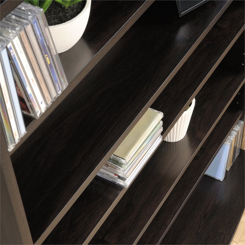 Sauder Engineered Wood Multimedia Storage Tower in Cinnamon Cherry