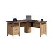 Sauder August Hill  L-Desk in Dover Oak