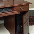 Sauder Heritage Hill Engineered Wood 6-Drawers Computer Desk in Classic Cherry