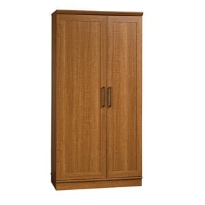 Sauder Homeplus Engineered Wood Storage Cabinet in Sienna Oak Finish