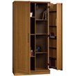 Sauder Homeplus Engineered Wood Storage Cabinet in Sienna Oak Finish