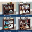 Sauder Select Engineered Wood 2 Shelf Bookcase in Select Cherry
