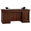 Sauder Palladia Engineered Wood 6-Drawers Executive Desk in Select Cherry
